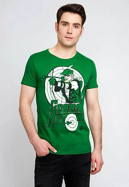 LOGOSHIRT T-Shirt Green Arrow mit coolem Frontprint günstig online kaufen