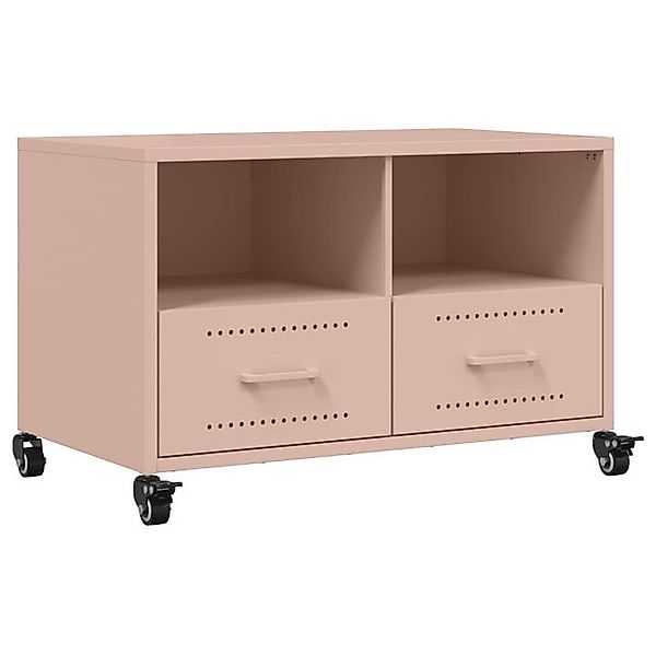 vidaXL TV-Schrank TV-Schrank Rosa 68x39x43,5 cm Stahl (1-St) günstig online kaufen