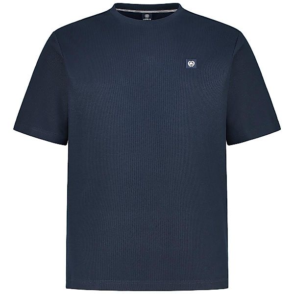 Lerros T-Shirt mit Strukturgewebe Farbe blau Größe: 3XL günstig online kaufen