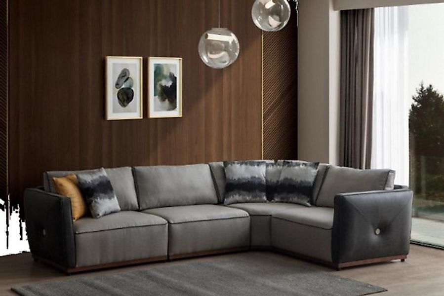 Xlmoebel Ecksofa Neu Luxus Stoff Eckgarnitur für das Wohnzimmer in L-Form m günstig online kaufen