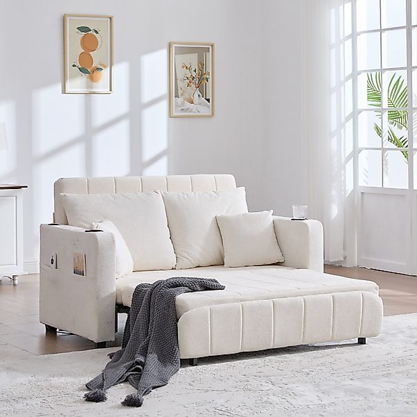 OKWISH Sofa Schlafsofa Loungesofa, mit USB-Ladefunktion günstig online kaufen