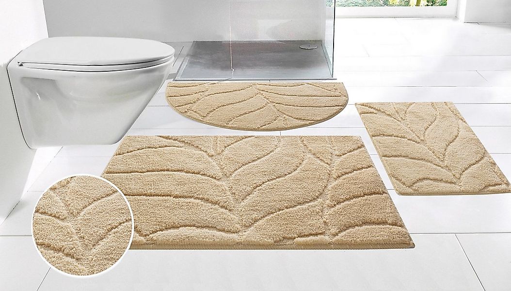 my home Badematte Epense, Badvorleger, Badezimmer Teppich, Duschmatte mit B günstig online kaufen