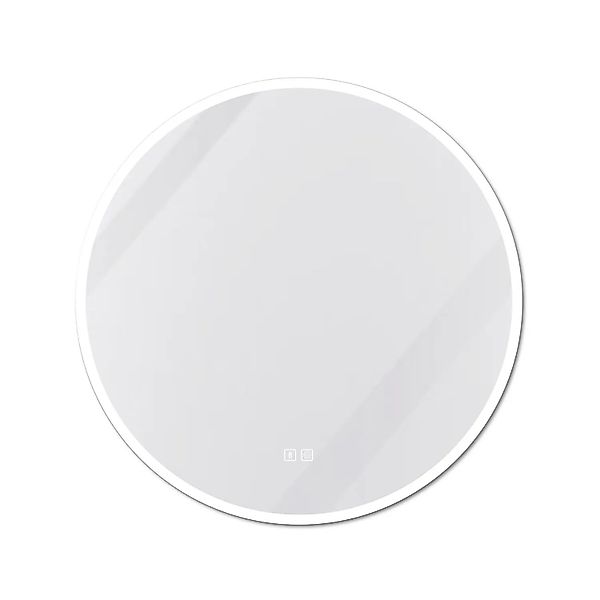 Aica Sanitär Badspiegel Rund mit Bluetooth 5.0 80 cm Spiegel mit LED Beleuc günstig online kaufen
