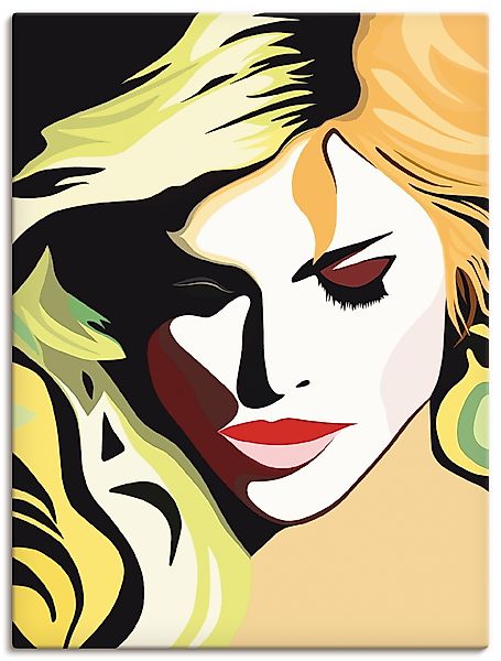 Artland Wandbild »Schöne Frau« Frau 1 Stk. tlg. als Alubild, Outdoorbild, L günstig online kaufen