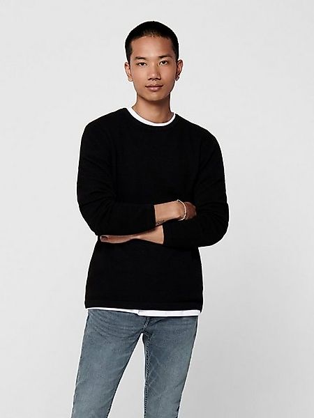 ONLY & SONS Strickpullover ONSPANTER REG 12 STRUC CREW KNIT NOOS günstig online kaufen