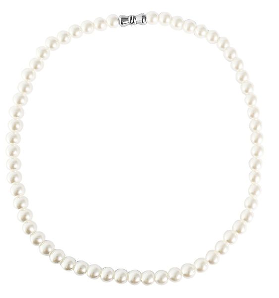 AKZENT Perlenkette Aurora Kette Edelstahl weiß günstig online kaufen