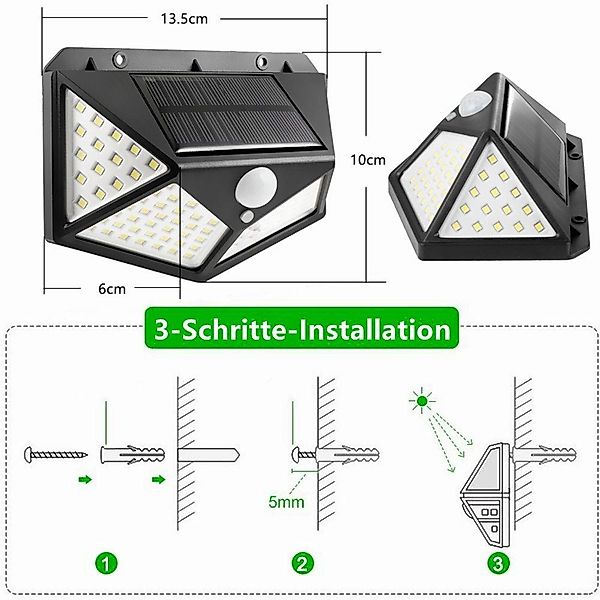 WILGOON LED Solarleuchte Solarlampen für Außen, günstig online kaufen