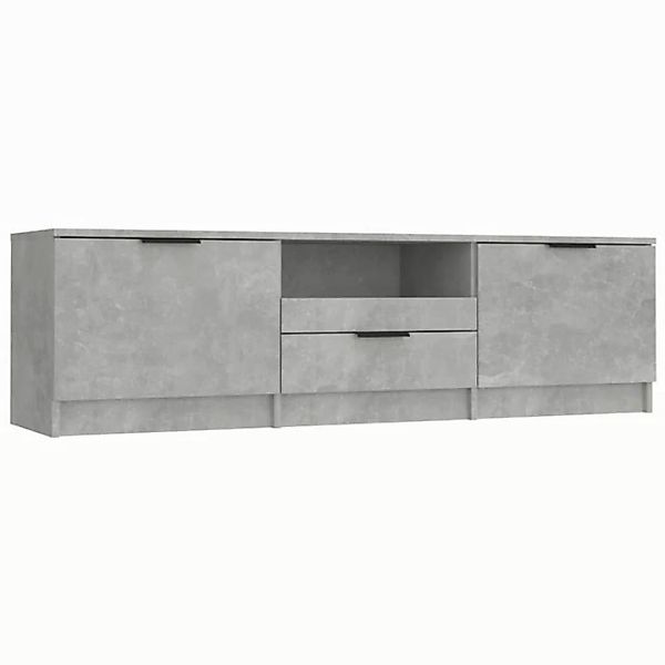 vidaXL TV-Schrank TV-Schrank Betongrau 140x35x40 cm Spanplatte Lowboard günstig online kaufen