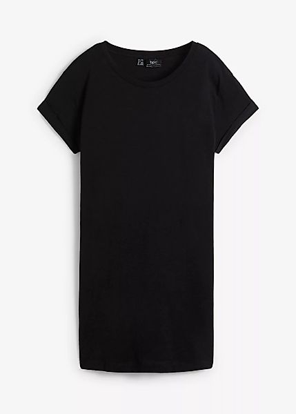 Boxy-Longshirt mit kurzen Ärmeln günstig online kaufen