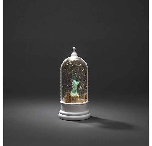 KONSTSMIDE LED Laterne "Freiheitsstatue" weiß, warmweiß, batteriebetrieben, günstig online kaufen