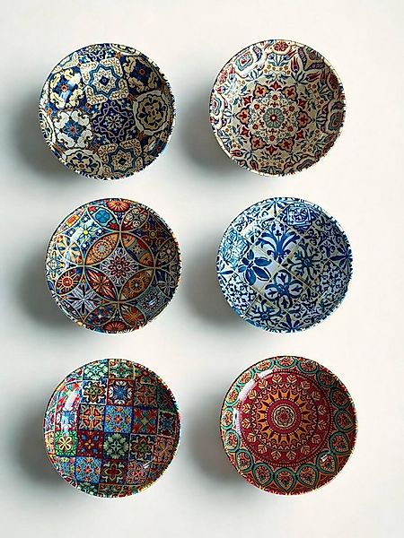 BOHORIA Dekoschale Schälchen für Dips, Snacks stapelbar dekorativ 6er Set 9 günstig online kaufen