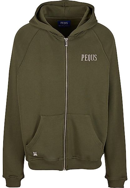 PEQUS Sweatjacke PEQUS PEQUS Back Logo Zip-Hoodie günstig online kaufen
