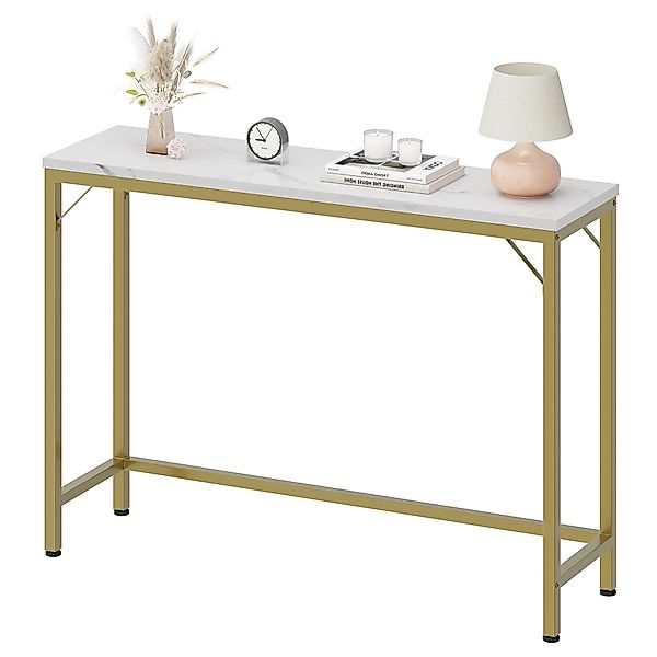 GarveeMore Konsolentisch,105x30x81cm, Schmaler Beistelltisch,Flurtisch,Klei günstig online kaufen