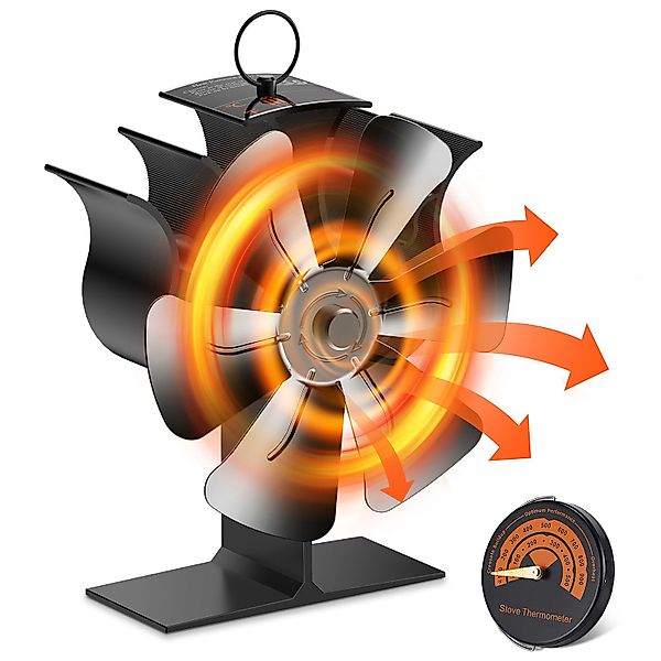 BlingBin Kaminventilator Ofenventilator Ohne Strom, Leiser günstig online kaufen