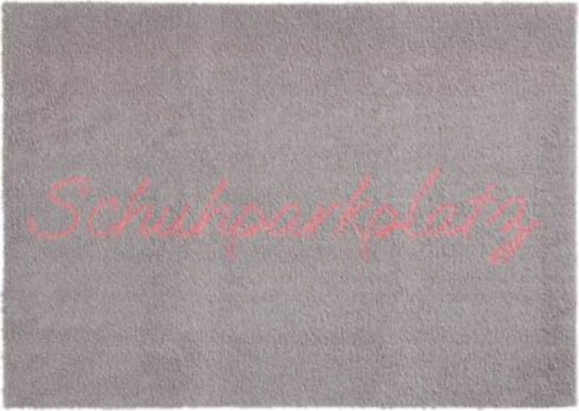 Erwin Müller "Fußmatte ""Schuhparkplatz""" rosa/grau Gr. 40 x 100 günstig online kaufen