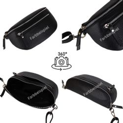 MIRROSI Bauchtasche Damen, Echtleder, Leder, Made günstig online kaufen