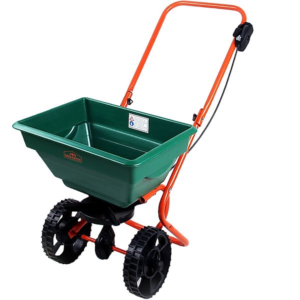 Gardebruk Streuwagen, 25L Streumenge einstellbar große Räder Saatgutstreuer günstig online kaufen