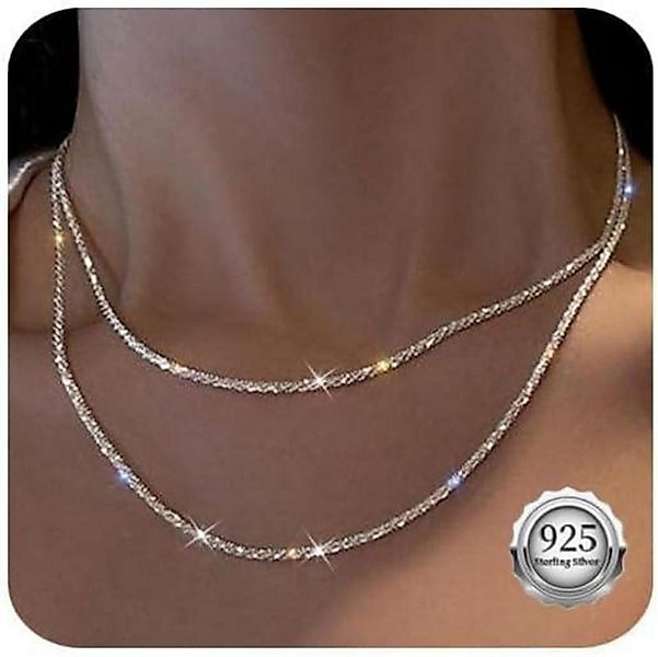 LuxusKollektion Kette und Anhänger Set Silber günstig online kaufen
