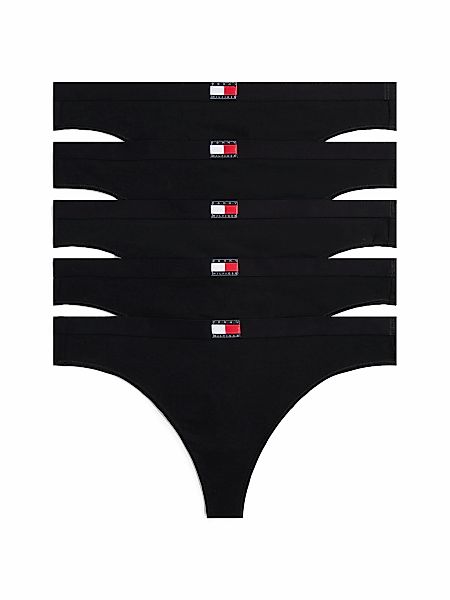 Tommy Hilfiger Underwear Tanga "5 PACK FLAG THONG", (Packung, 5 St., 5er), günstig online kaufen