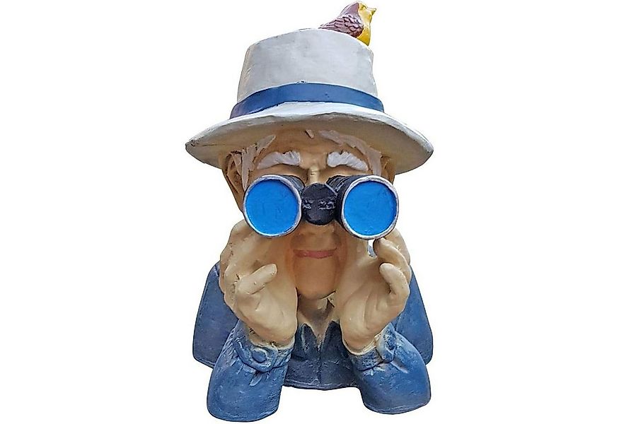 Fachhandel Plus Dekofigur Spanner mit Fernglas Opa Paschulke Gartendekorati günstig online kaufen
