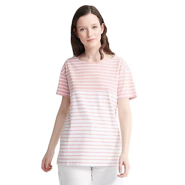 Superdry Breton Stripe Kurzarm T-shirt XS Pink Stripe günstig online kaufen