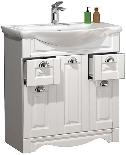 VCM Waschtisch 2-tlg. Waschplatz Waschtisch Casalo XL Landhaus günstig online kaufen