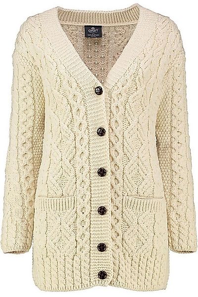Carraig Donn Strickjacke im typischen Irland Aran Strick günstig online kaufen