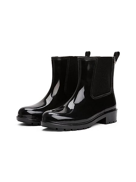 Tommy Hilfiger FLAG HARDWARE RAINBOOT Chelseaboots, Blockabsatz, Schlupfboo günstig online kaufen