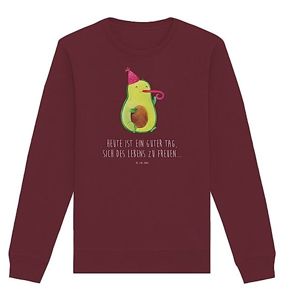 Mr. & Mrs. Panda Longpullover Größe M Avocado Feier - Burgundy - Geschenk, günstig online kaufen