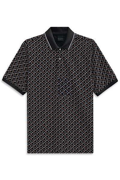 bugatti Poloshirt "Modern Fit", mit Rauten-Muster günstig online kaufen