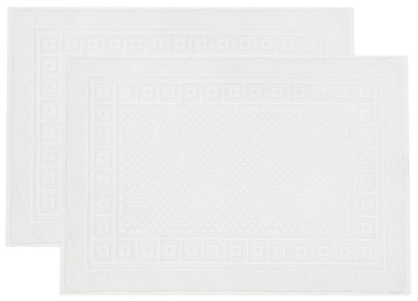 ZOLLNER Badematte, rutschhemmend, fußbodenheizunggeignet, 100% Baumwolle, r günstig online kaufen