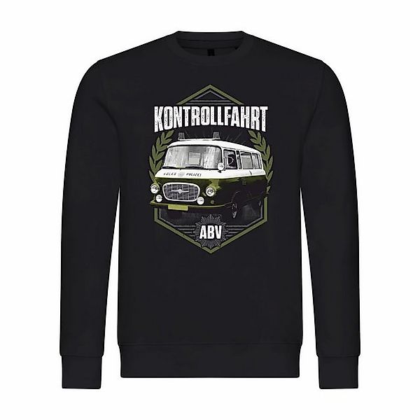 deinshirt Rundhalspullover Herren Pullover Kontrollfahrt Mit Print Motiv, G günstig online kaufen