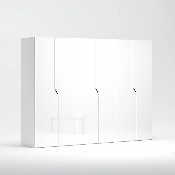 Home affaire Kleiderschrank "AMETISTA, Drehtürenschrank, designgeformten Fr günstig online kaufen