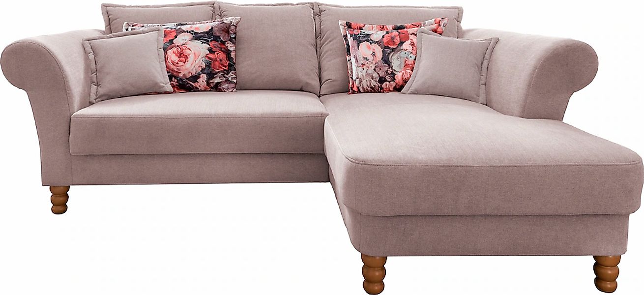 Home affaire Ecksofa "Tassilo Mega Polsterecke mit Kaltschaum im Sitz, bequ günstig online kaufen