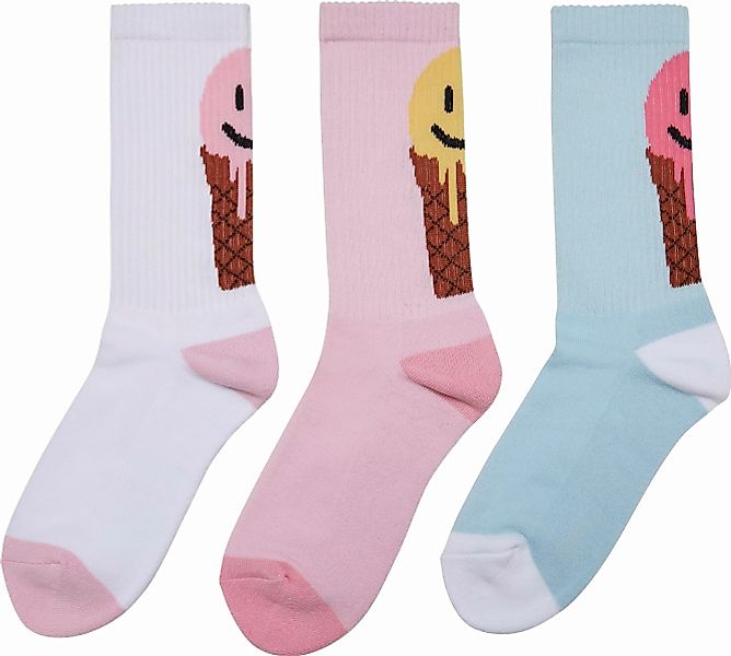 MisterTee Freizeitsocken "Accessoires Fancy Icecream Socks 3-Pack", (1 Paar günstig online kaufen