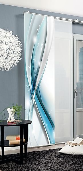 HOME WOHNIDEEN Schiebegardine Schiebegardine GLIWE, blickdicht, günstig online kaufen
