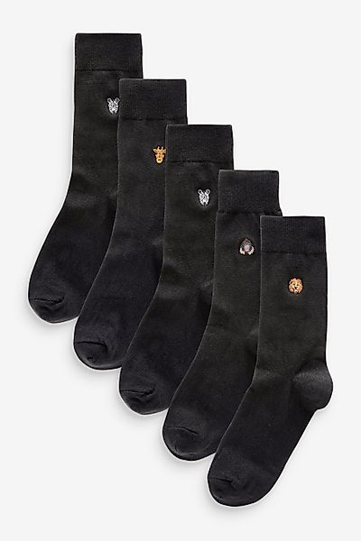 Next Kurzsocken Socken mit Stickerei (5-Paar) günstig online kaufen