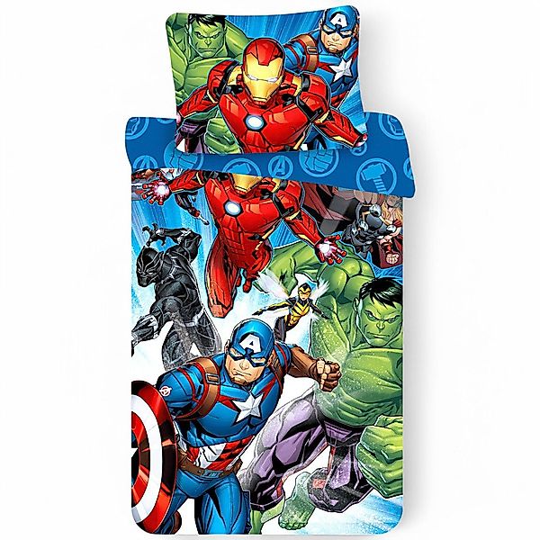 The AVENGERS Bettwäsche MARVEL, Baumwolle, 2 günstig online kaufen