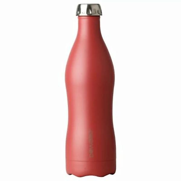 DOWABO® Isolierflasche Trinkflasche Berry 750ml rot/natur günstig online kaufen