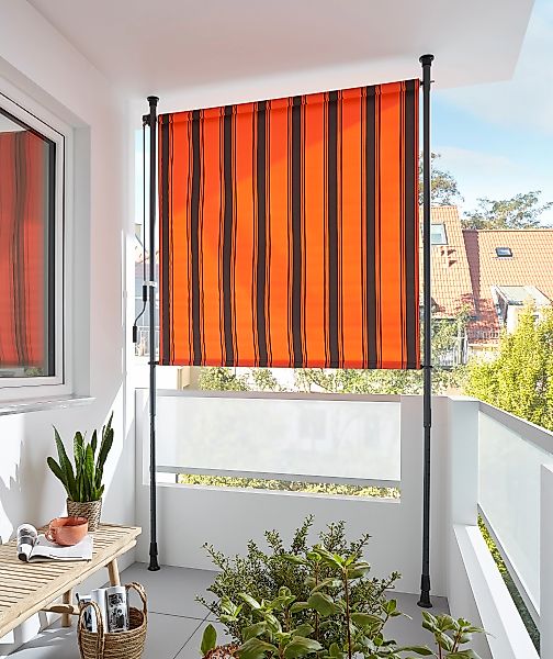 KONIFERA Senkrechtmarkise "Klemmmarkise", BxH: 150x225 cm, mit Teleskop-Fun günstig online kaufen