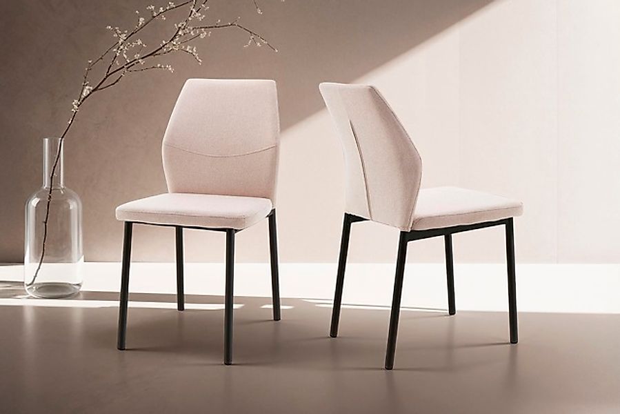Home affaire Esszimmerstuhl »Lumos«, (Set), 4 St., Webstoff, Webstoff in vi günstig online kaufen