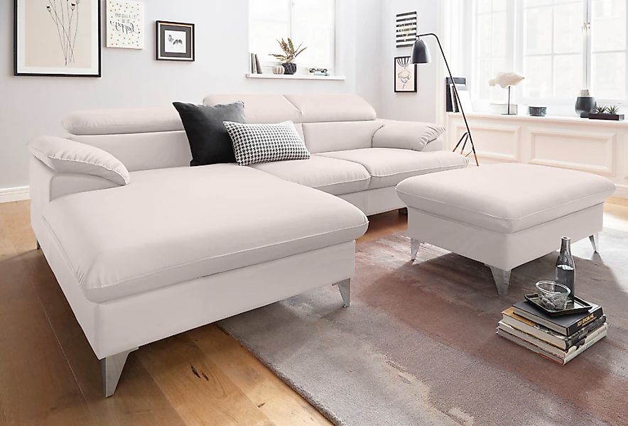 COTTA Polstergarnitur "Caluso L-Form", (2 tlg.), Set bestehend aus: Ecksofa günstig online kaufen