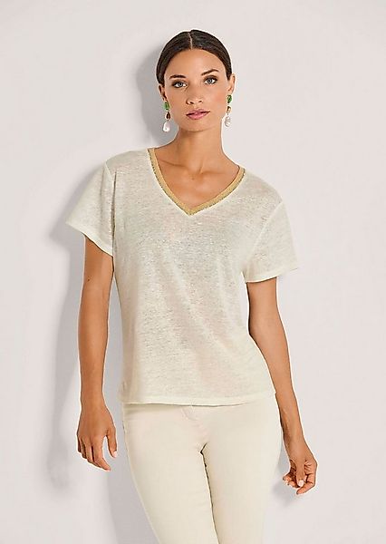 MADELEINE Kurzarmshirt Leinenshirt günstig online kaufen