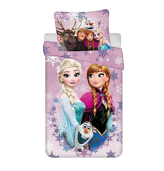 Disney Frozen Kinderbettwäsche Disney Frozen Purple Eiskönigin Anna Elsa 14 günstig online kaufen