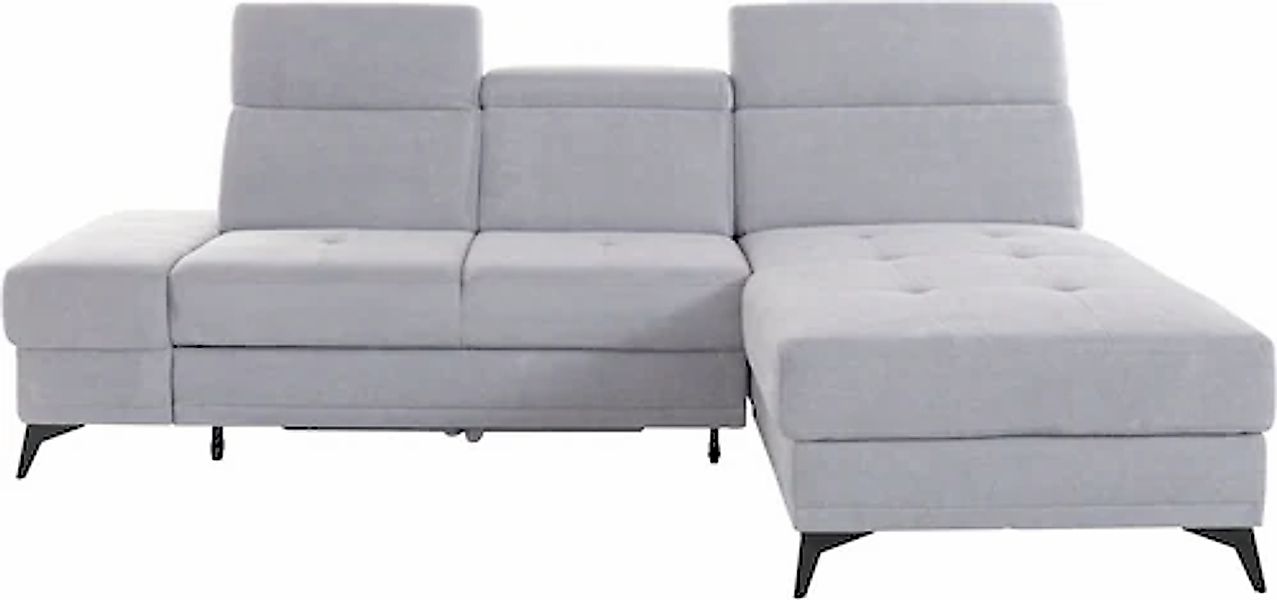 Home affaire Ecksofa »Cardiz L-Form« inkl.Kopfteilverstellung und Federkern günstig online kaufen