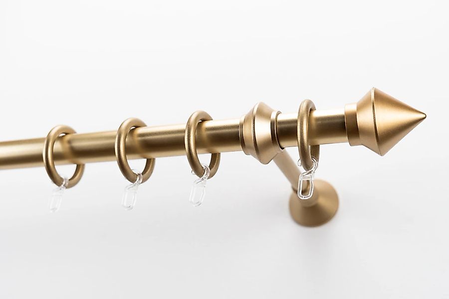 GARESA Gardinenstange "Palmi" Ø 28 mm 1 läufig-läufig Wunschmaßlänge Vorhan günstig online kaufen