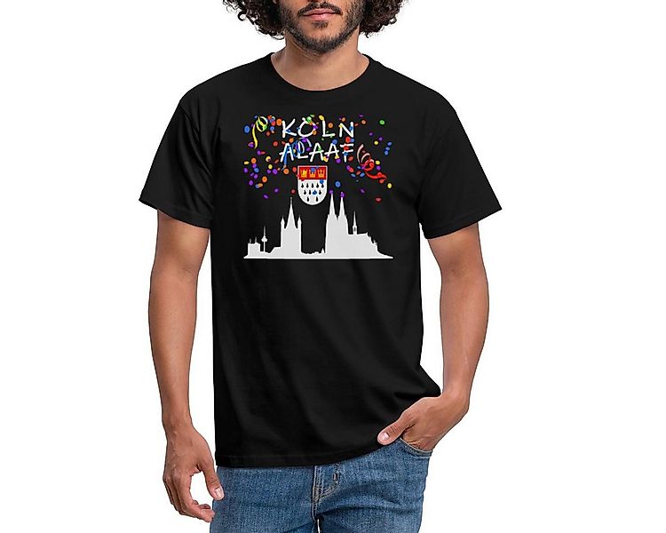 Spreadshirt T-Shirt Kölle Alaaf Karneval Fasching Köln Kölner Dom Männer T- günstig online kaufen