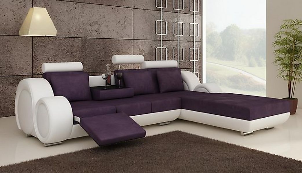 JVmoebel Ecksofa TEXTILSOFA STOFFSOFA WOHNLANDSCHAFT COUCHGARNITUR ECKSOFA, günstig online kaufen
