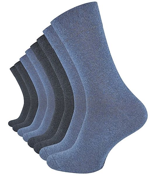 Cotton Prime® Socken COMFORT (8-Paar) breiter, druckfreier Komfortbund ohne günstig online kaufen