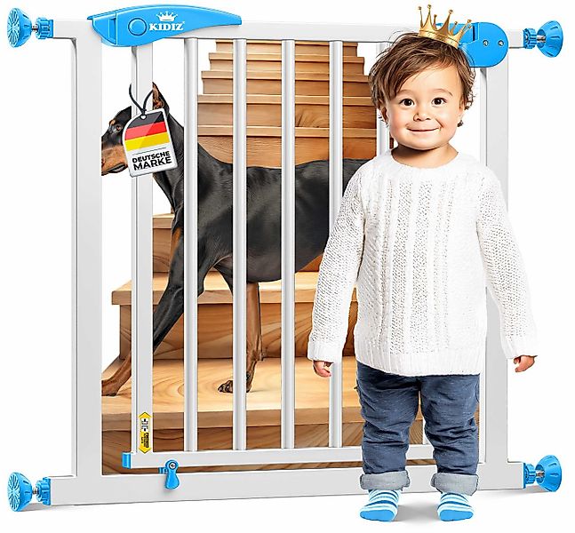 KIDIZ Türschutzgitter, auch als Schutzgitter für Treppen, Auto Close, Kinde günstig online kaufen